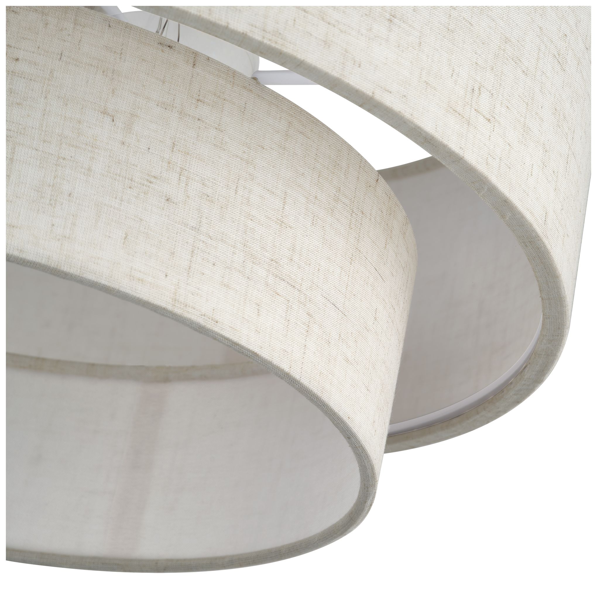 Manorwood 3 Light English Bronze Large Semi-Flush