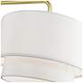 4_Manorwood 3 Light Soft Gold Extra Large Linear Chandelier more views