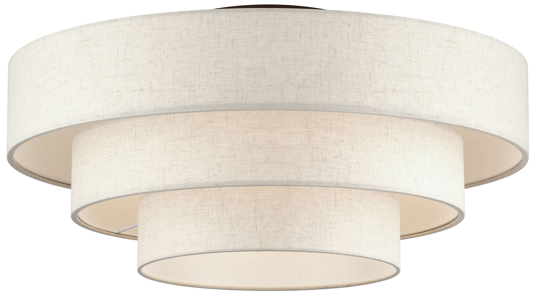 Image 4 Manorwood 5 Light English Bronze Extra Large Semi-Flush more views