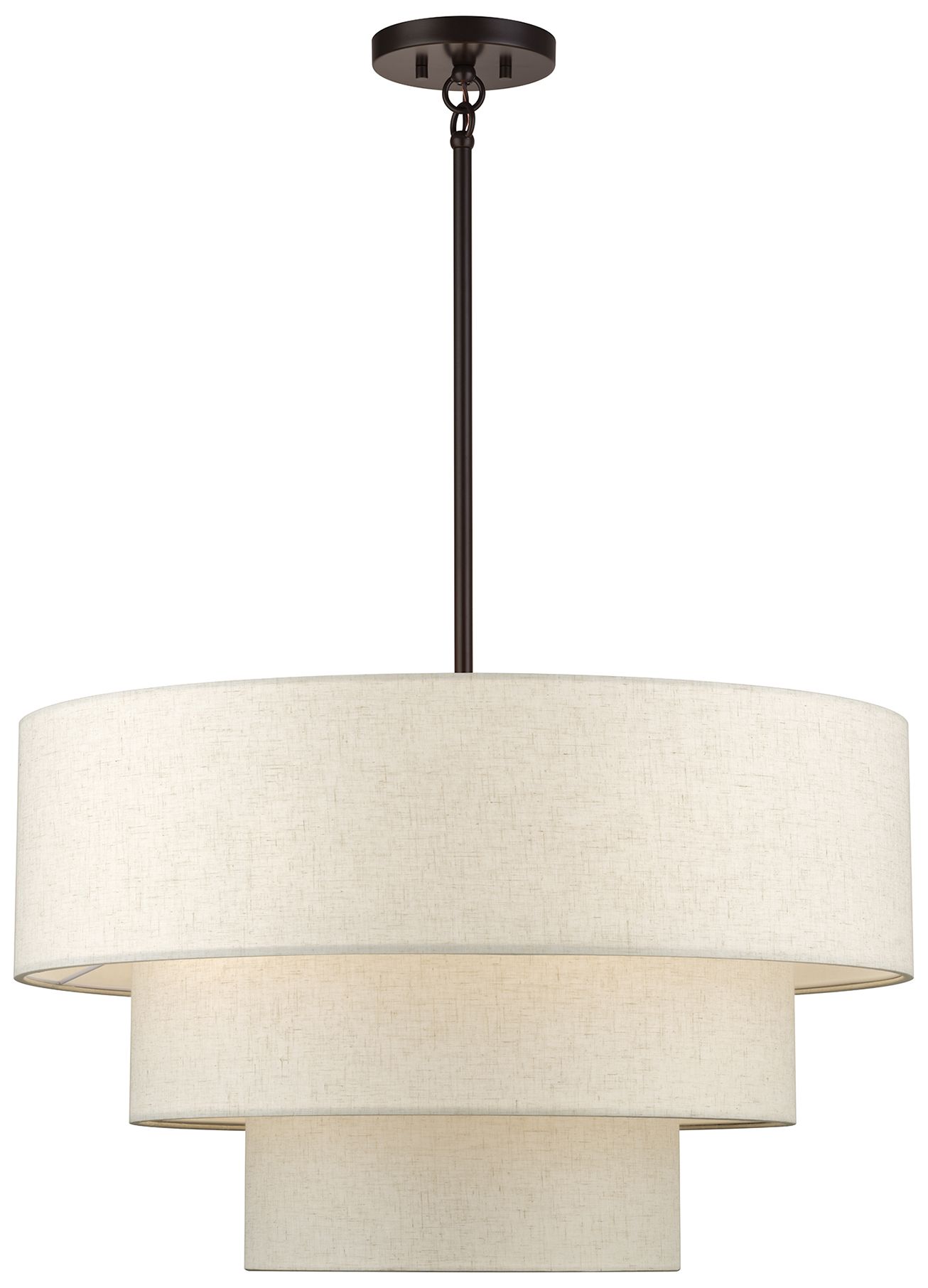 Manorwood 5 Light English Bronze Medium Pendant Chandelier