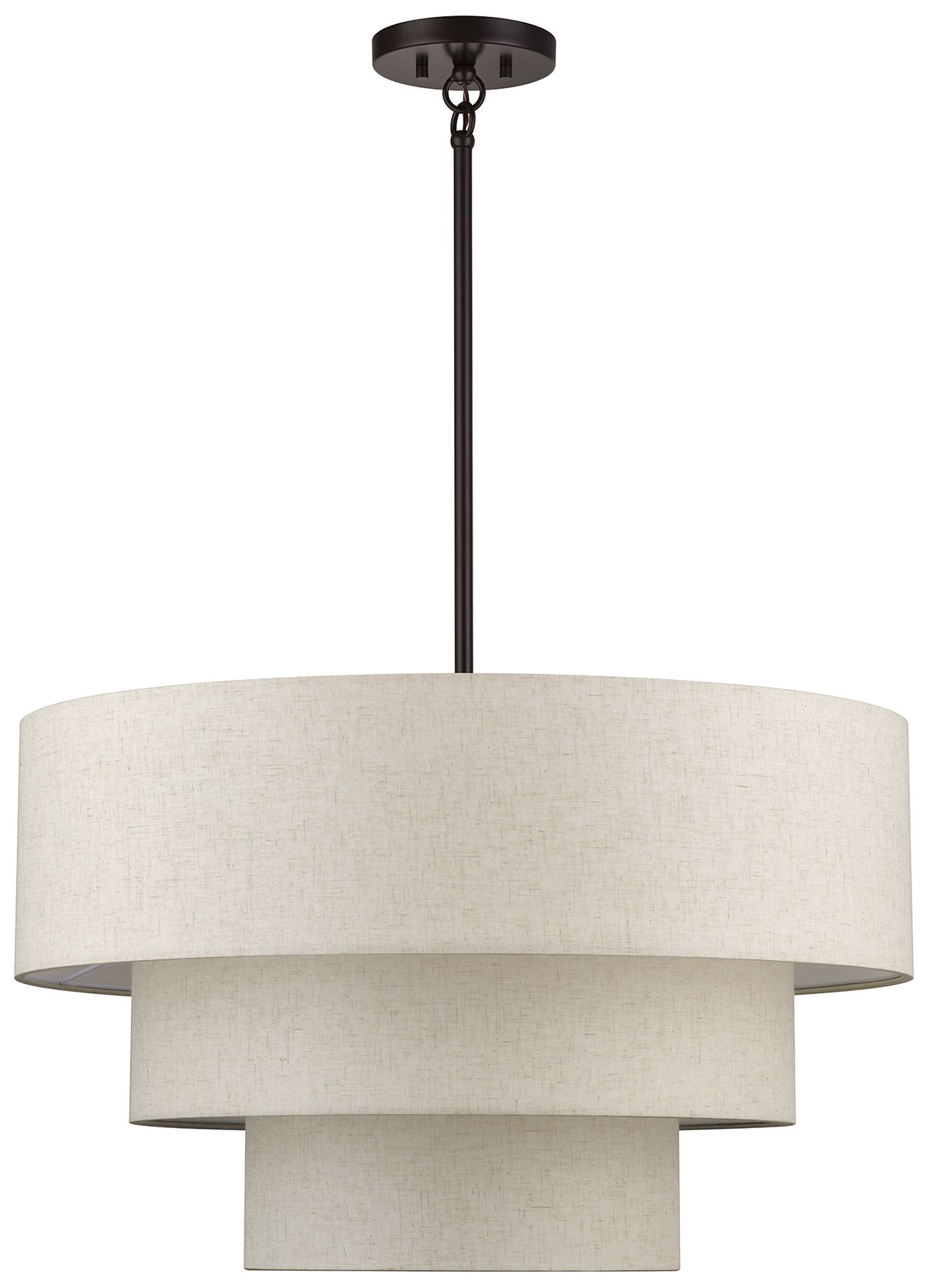 Image 3 Manorwood 5 Light English Bronze Medium Pendant Chandelier more views