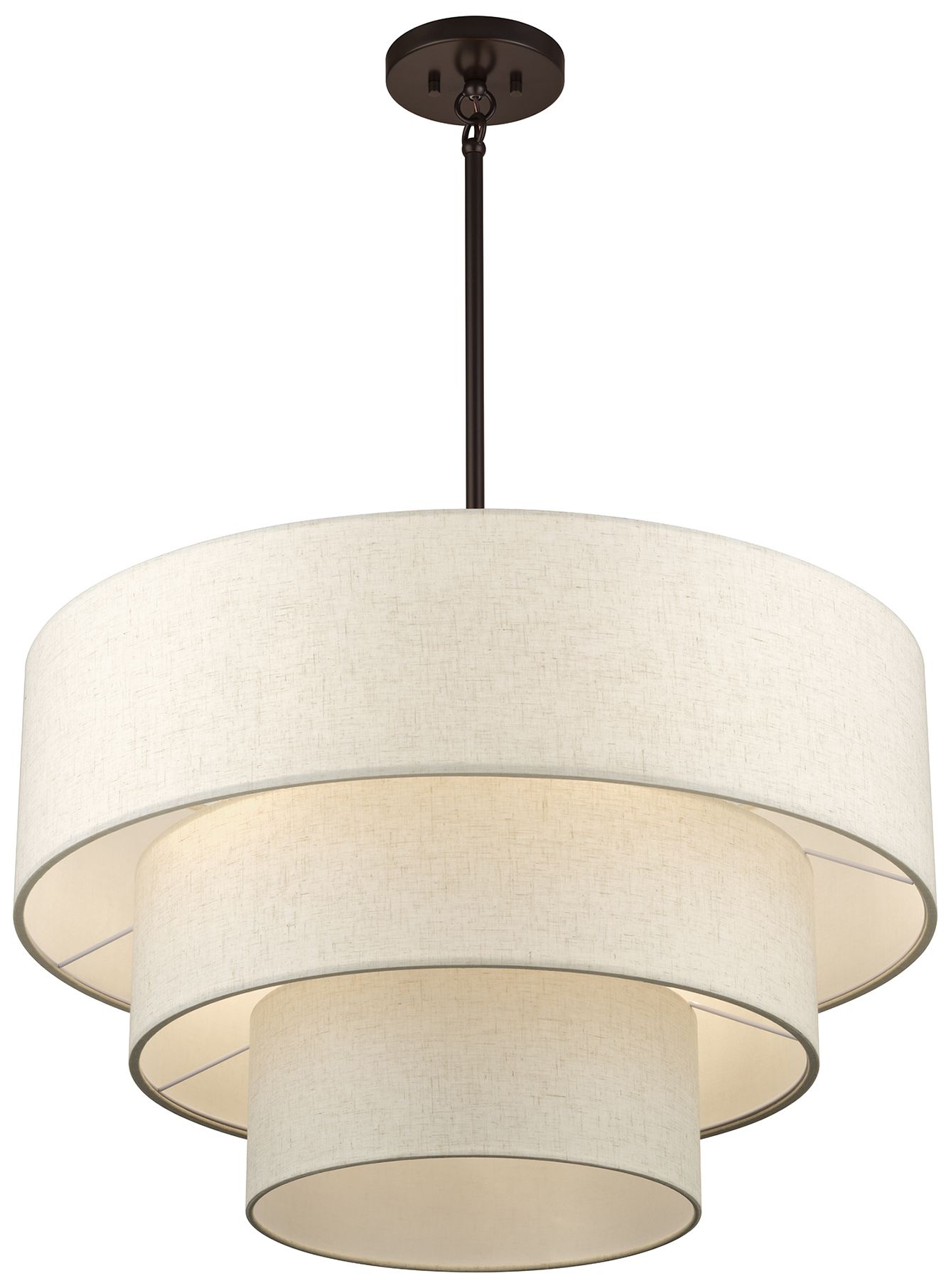Image 5 Manorwood 5 Light English Bronze Medium Pendant Chandelier more views