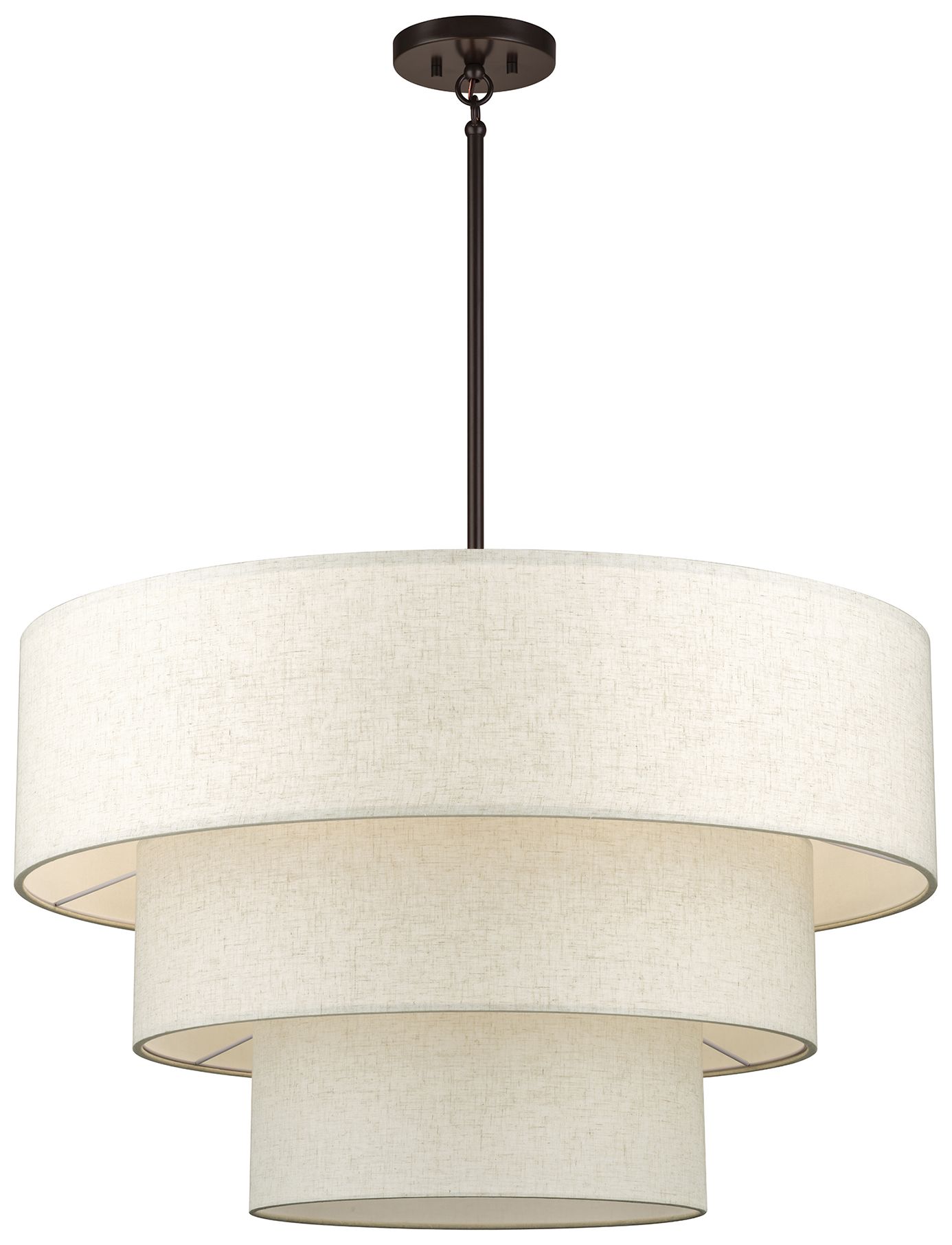 Image 4 Manorwood 8 Light English Bronze Large Pendant Chandelier more views