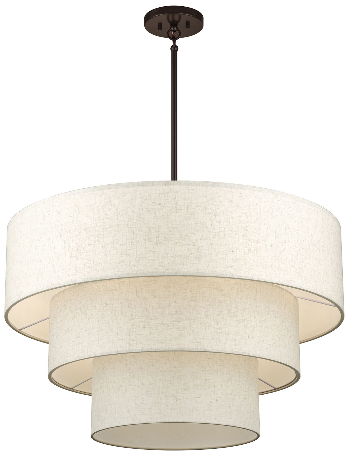 Image 5 Manorwood 8 Light English Bronze Large Pendant Chandelier more views