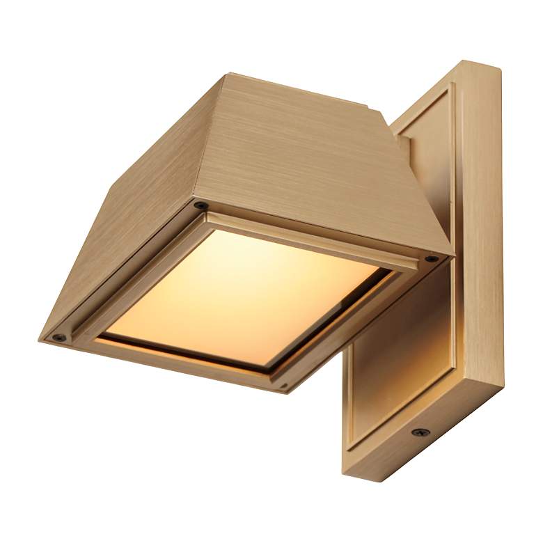Image 6 Mansard-Outdoor Wall Mount - Antique Brass more views