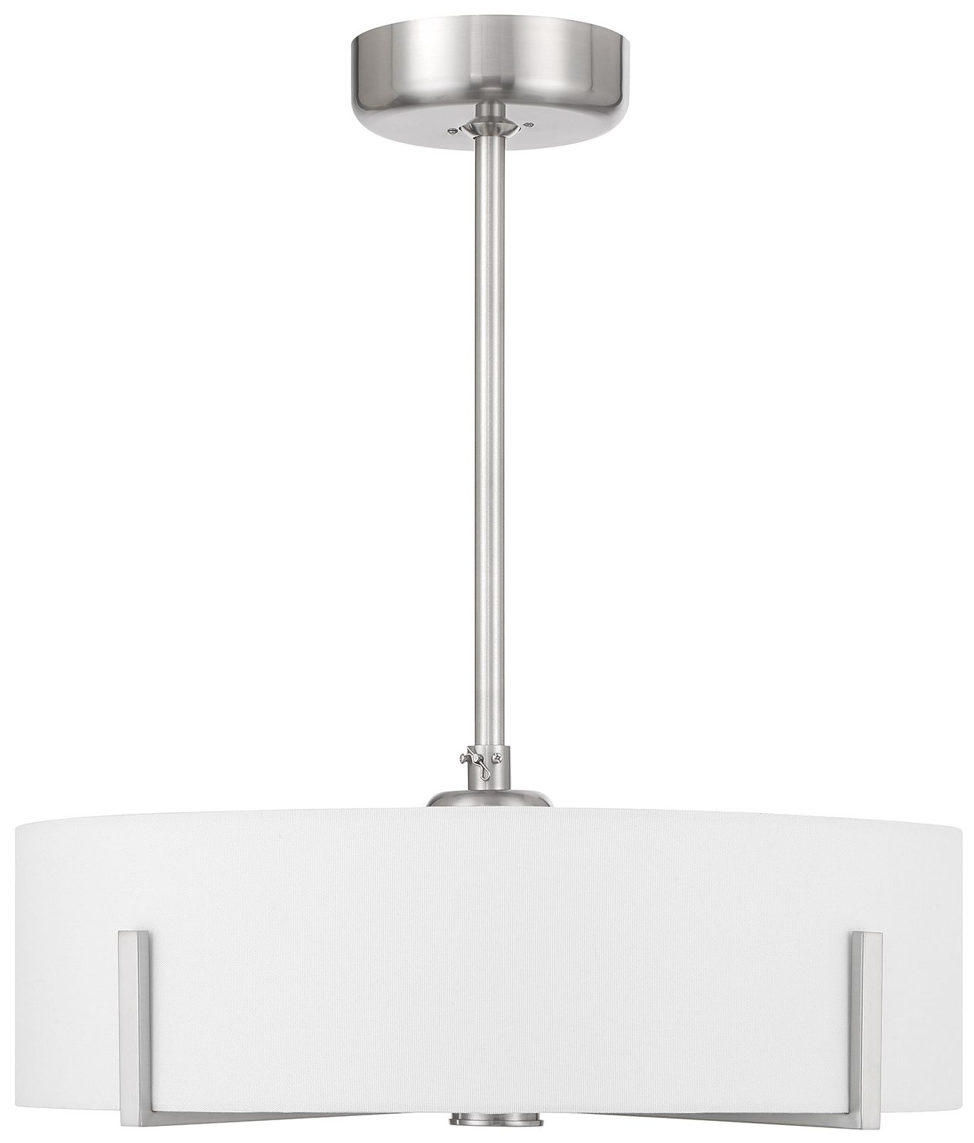 Image 2 Mansell 4-Light Fan D'Lier in Satin Nickel more views