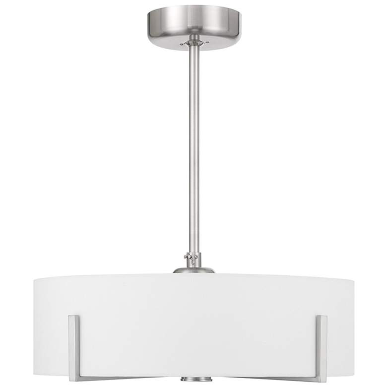 Image 2 Mansell 4-Light Fan D'Lier in Satin Nickel more views