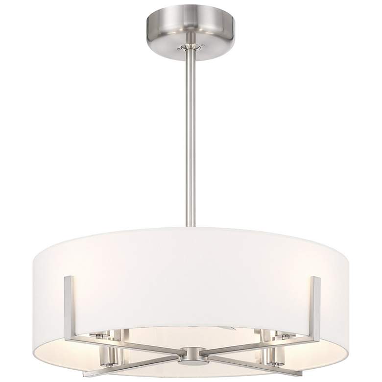 Image 3 Mansell 4-Light Fan D'Lier in Satin Nickel more views