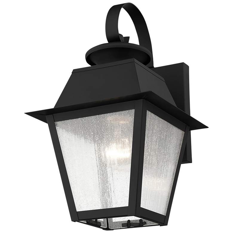 Image 4 Mansfield 12 1/2" High Black Outdoor Wall Light more views