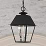 Thumbnail2 of Mansfield 15" High Black 2-Light Outdoor Hanging Light