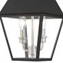 Thumbnail4 of Mansfield 15" High Black 2-Light Outdoor Hanging Light more views