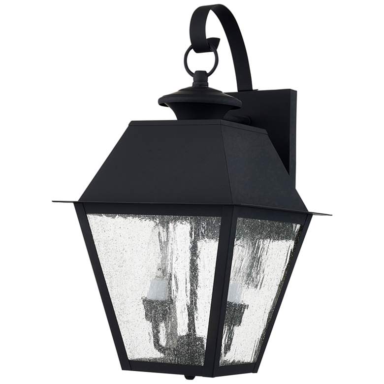 Image 4 Mansfield 16 1/2" High Black Outdoor Wall Light more views