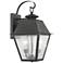 Mansfield 16 1/2" High Charcoal 2-Light Outdoor Wall Lantern