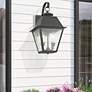 1_Mansfield 16 1/2" High Charcoal 2-Light Outdoor Wall Lantern