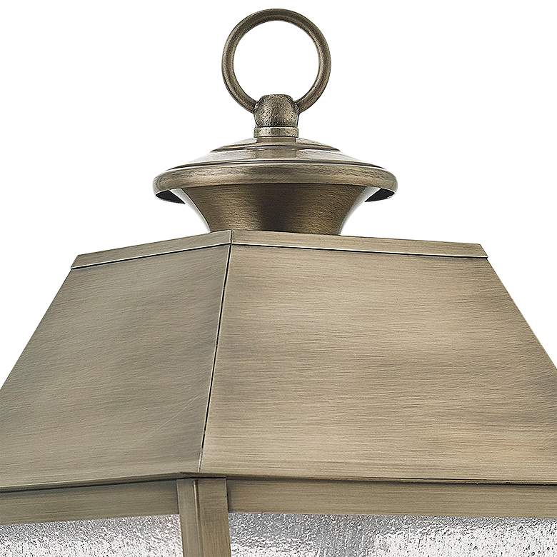Image 3 Mansfield 17 1/2"H Vintage Pewter 2-Light Outdoor Post Light more views