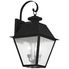 Image1 of Mansfield 22" High Black Outdoor Wall Light