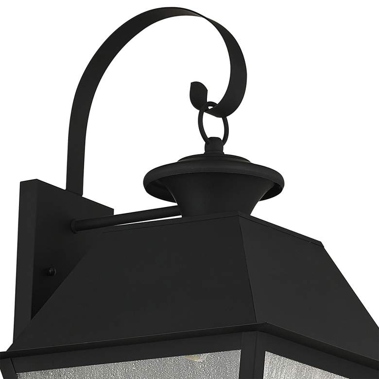 Image 2 Mansfield 22" High Black Outdoor Wall Light more views