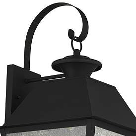 Image2 of Mansfield 22" High Black Outdoor Wall Light more views