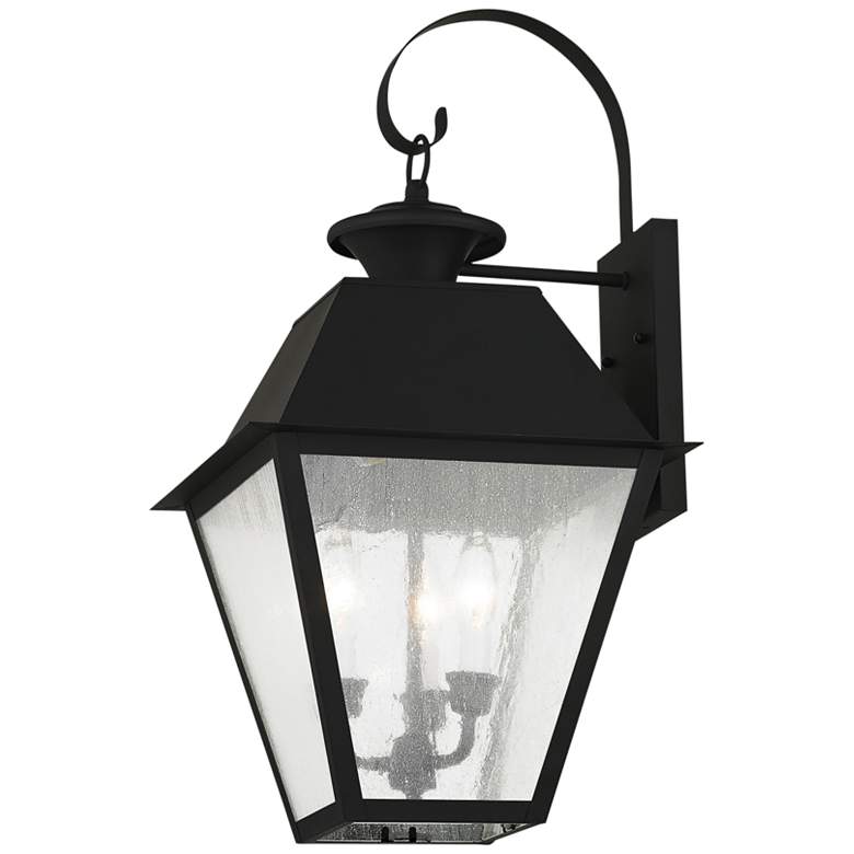 Image 3 Mansfield 22" High Black Outdoor Wall Light more views