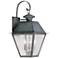 Mansfield 23 1/2" High Charcoal 3-Light Outdoor Wall Lantern