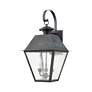 4_Mansfield 23 1/2" High Charcoal 3-Light Outdoor Wall Lantern more views