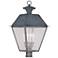 Mansfield 27 1/2" High Charcoal 4-Light Outdoor Post Light