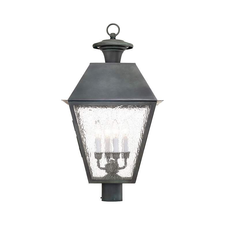 Image 7 Mansfield 27 1/2" High Charcoal 4-Light Outdoor Post Light more views