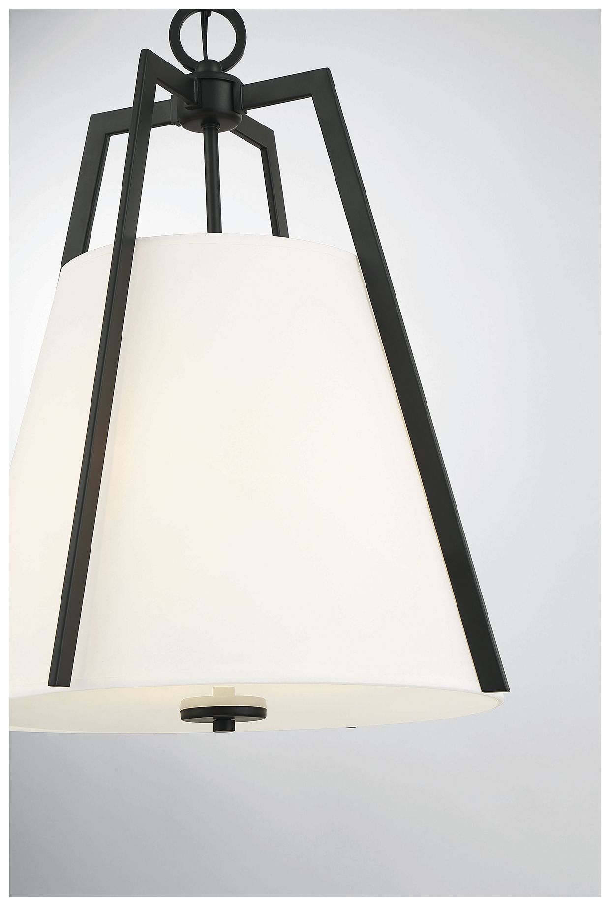 Image 6 Mansfield 3-Light Pendant in Matte Black more views