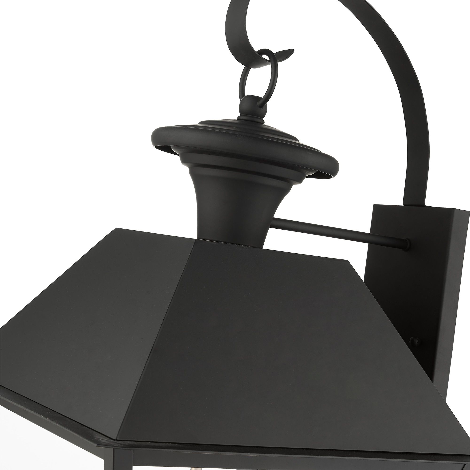 Mansfield 4 Light Black Outdoor Wall Lantern