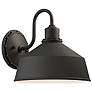 2_Mantiel 10" High Black Outdoor Barn Wall Light