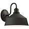 Mantiel 10" High Black Outdoor Barn Wall Light