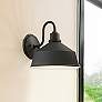 1_Mantiel 10" High Black Outdoor Barn Wall Light
