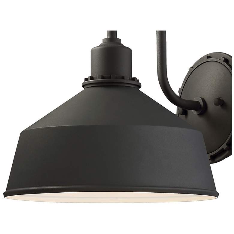 Image 3 Mantiel 10" High Black Outdoor Barn Wall Light more views