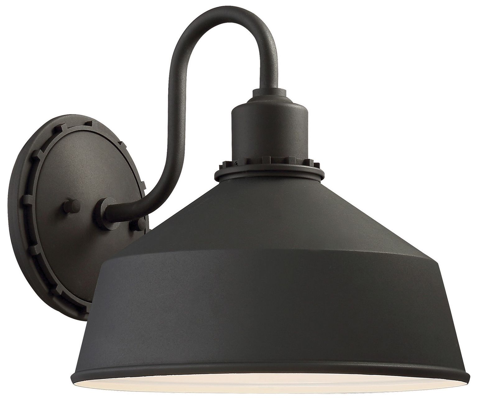 Image 5 Mantiel 10" High Black Outdoor Barn Wall Light more views