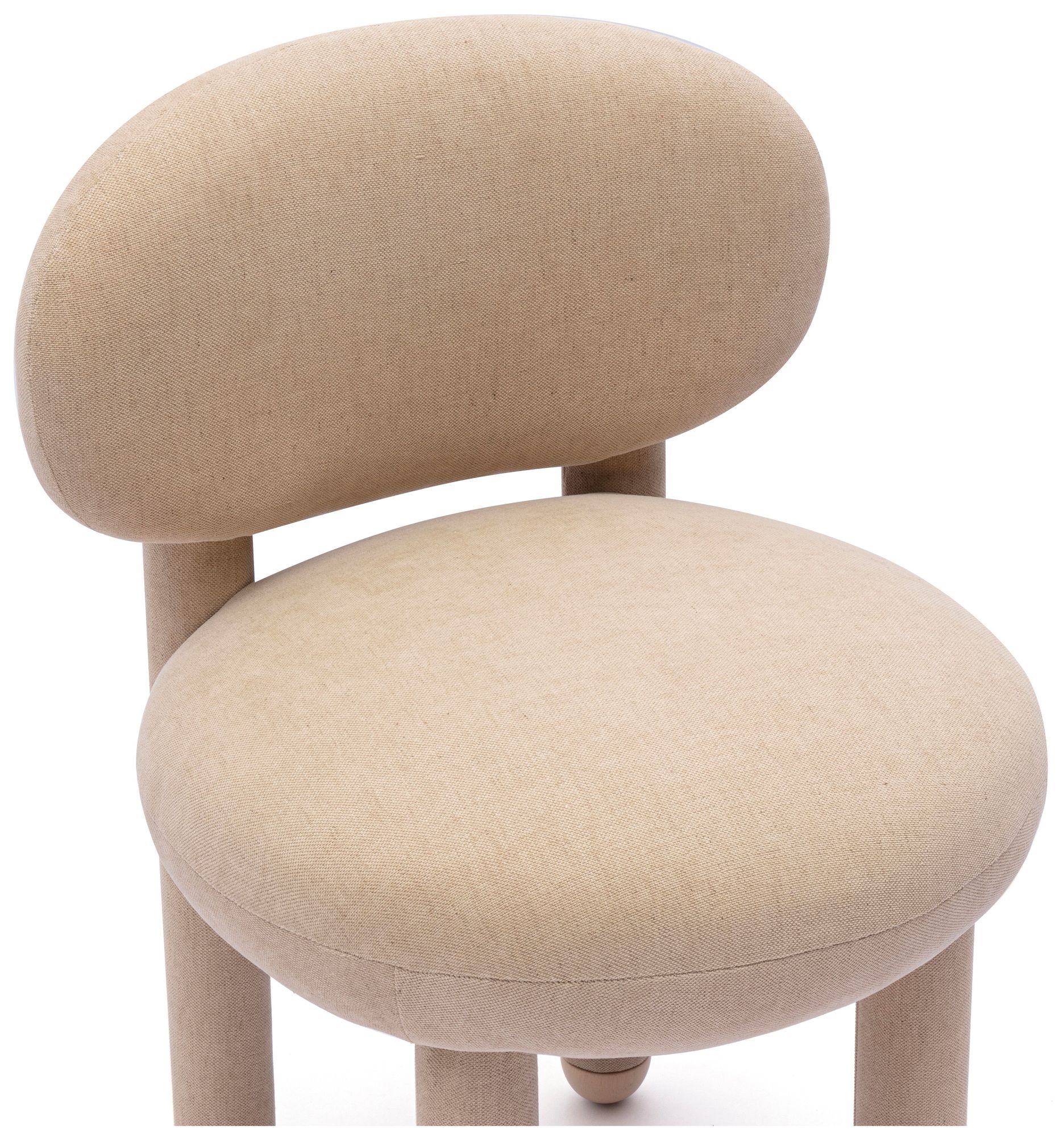 Image 3 Manu Tan Performance Chenille Dining Chair more views
