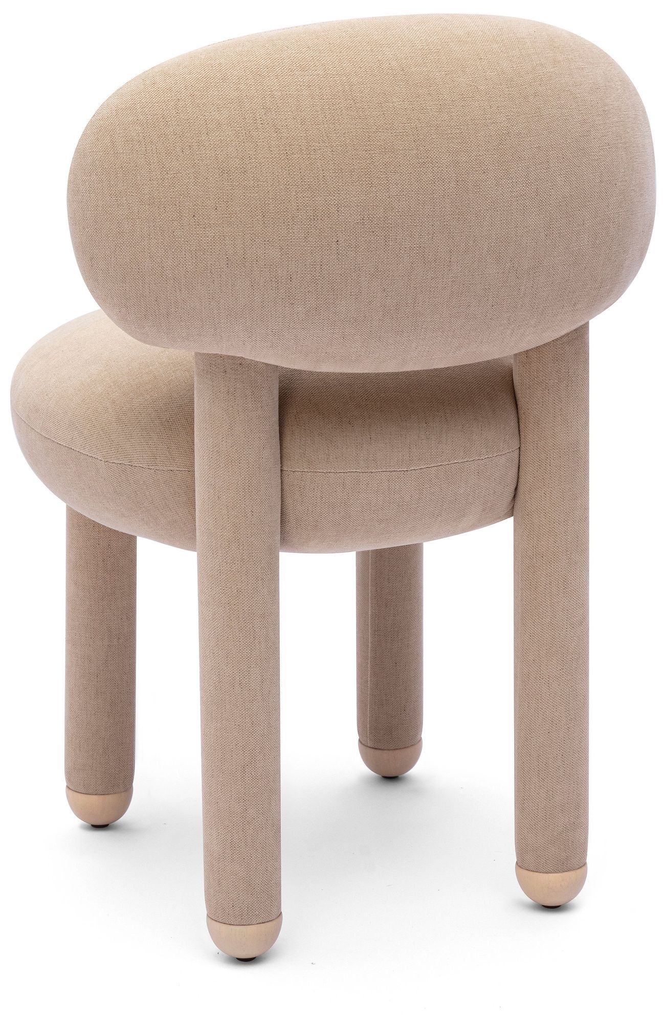 Image 4 Manu Tan Performance Chenille Dining Chair more views