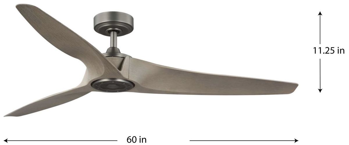 Image 6 Manvel Collection 60-Inch Three-Blade DC Motor Ceiling Fan more views