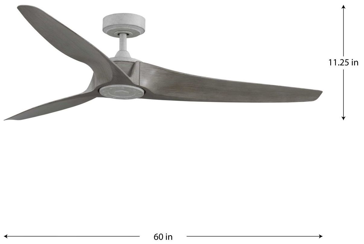 Image 6 Manvel Collection 60-Inch Three-Blade DC Motor Ceiling Fan more views