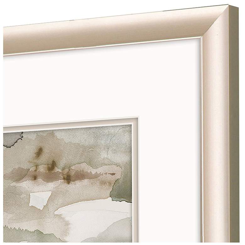 Image 4 Many Layers Neutral 20"W x 26"H Framed Art Set of 2 more views