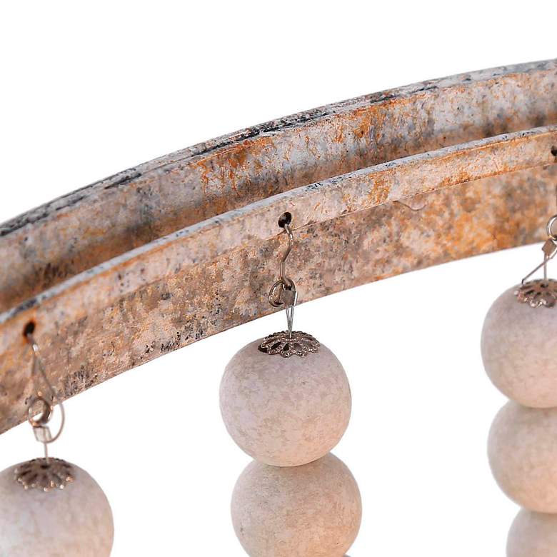Image 5 Manyougone 16" Wide Rustic Slate Gray 3-Light Ceiling Light more views