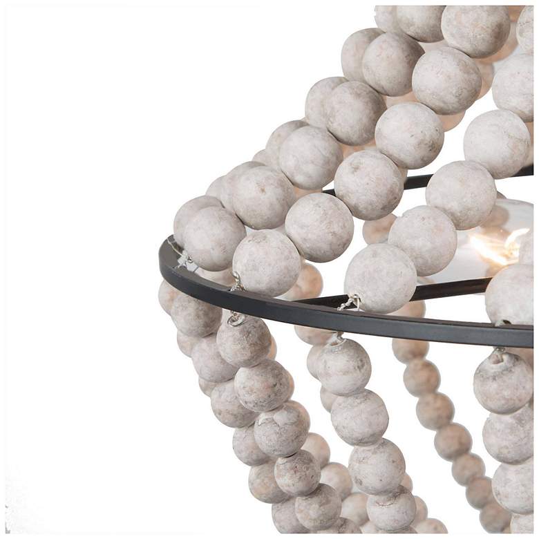 Image 3 Manyougone 3-Light Wood Beads Chandelier more views