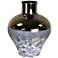 Manzanita Gray and Bronze 17" High Decorative Ceramic Vase