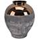 Manzanita Gray and Bronze 19 3/4"H Decorative Ceramic Vase