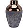 Manzanita Gray and Bronze 23" High Decorative Ceramic Vase