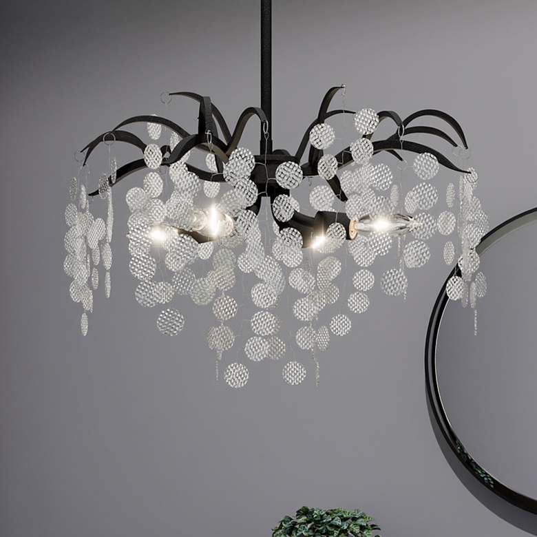Image 1 Maple 4-Light Earth Black Pendant Light
