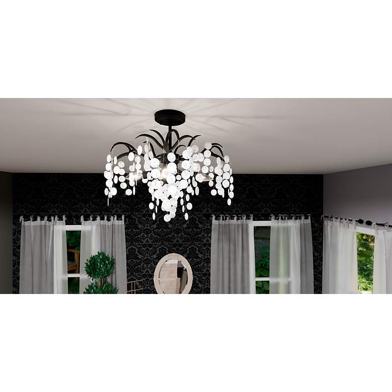 Image 7 Maple 4-Light Earth Black Semi-Flush Mount more views