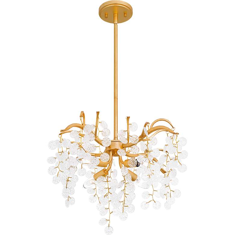 Image 5 Maple 4-Light Gold Leaf Pendant Light more views