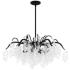 Maple 6-Light Earth Black Chandelier