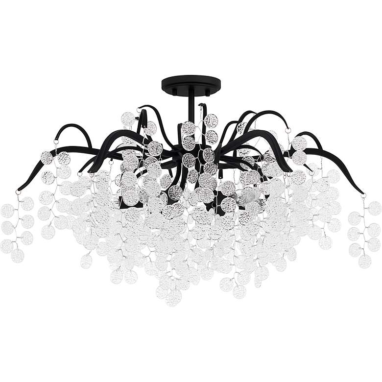 Image 3 Maple 6-Light Earth Black Semi-Flush Mount more views