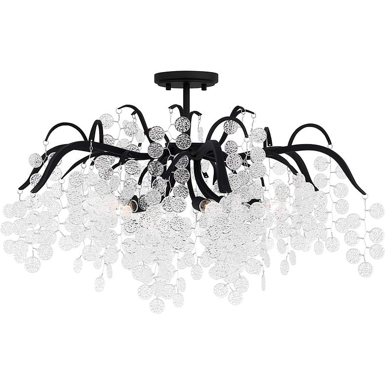 Image 4 Maple 6-Light Earth Black Semi-Flush Mount more views